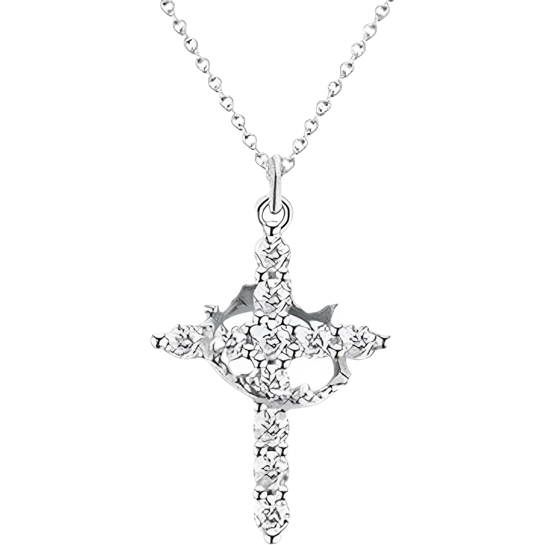 Collar Cruz Coronada De Fe